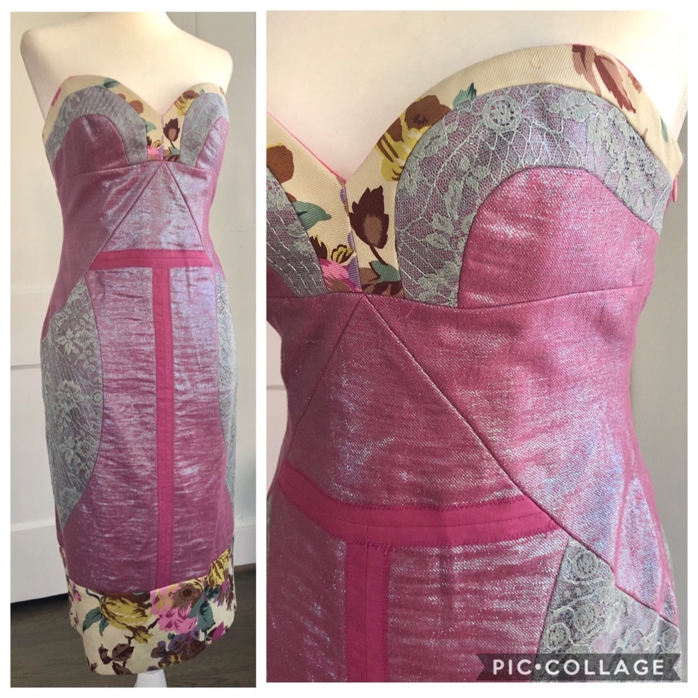 Nicole Miller Sweetheart Strapless Dress